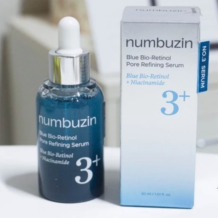 سرم نامبوزین شماره 3 پلاس بلو بایو رتینول | Numbuzin No.3+ Blue Bio-Retinol Pore Refining Serum