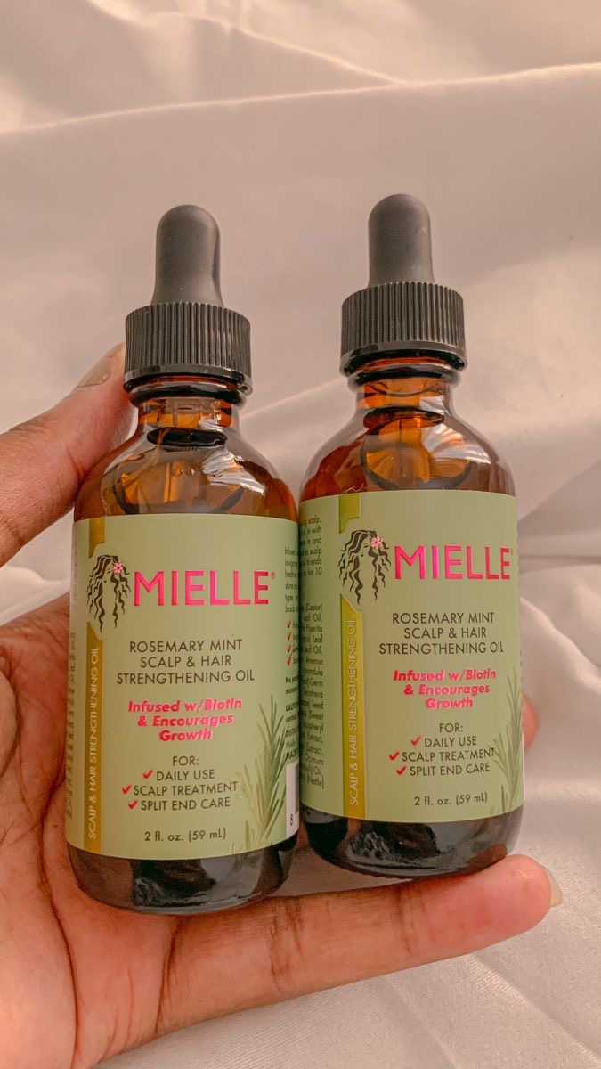 روغن ضدریزش مو رزماری و نعنا میلهMielle آمریکایی